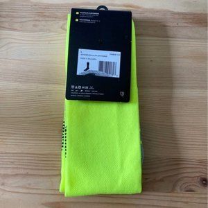 Sz L   Neon Yellow Nike Matchfit Socks